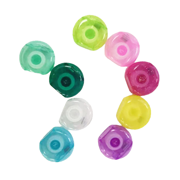 Boîte ronde colorée Floss dentaire