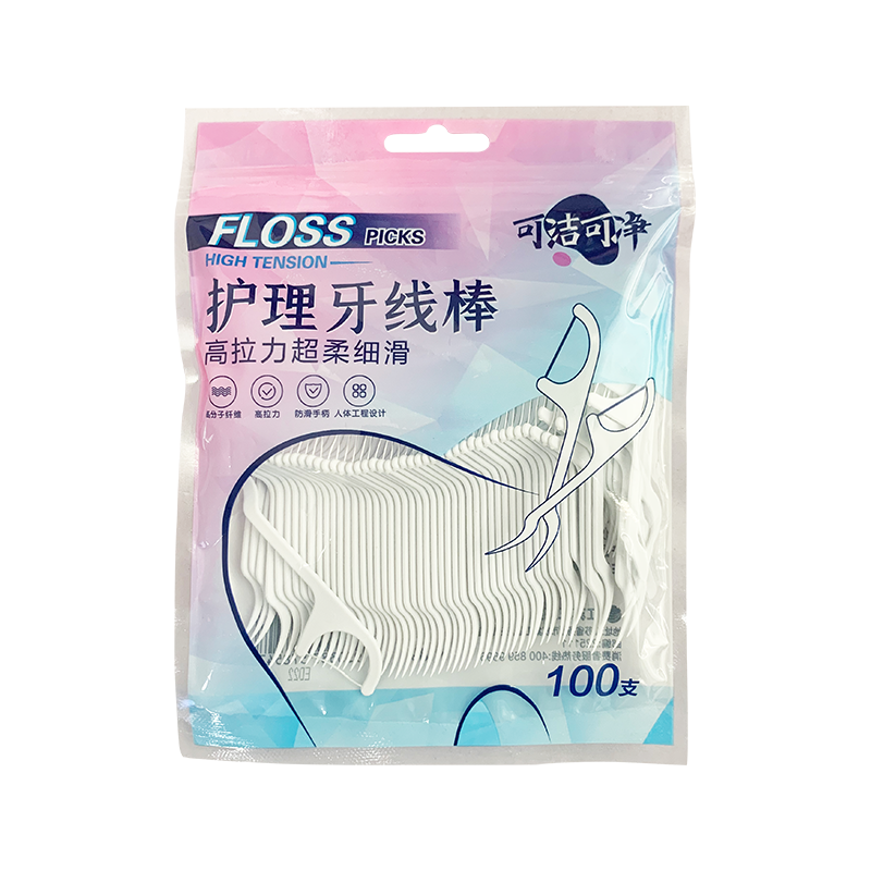 100 pièces dans un sac Sticks dentaire super doux et lisses