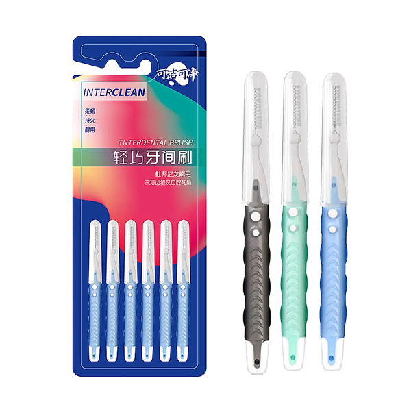 Bristles en nylon dupont brosse interdentaire durable